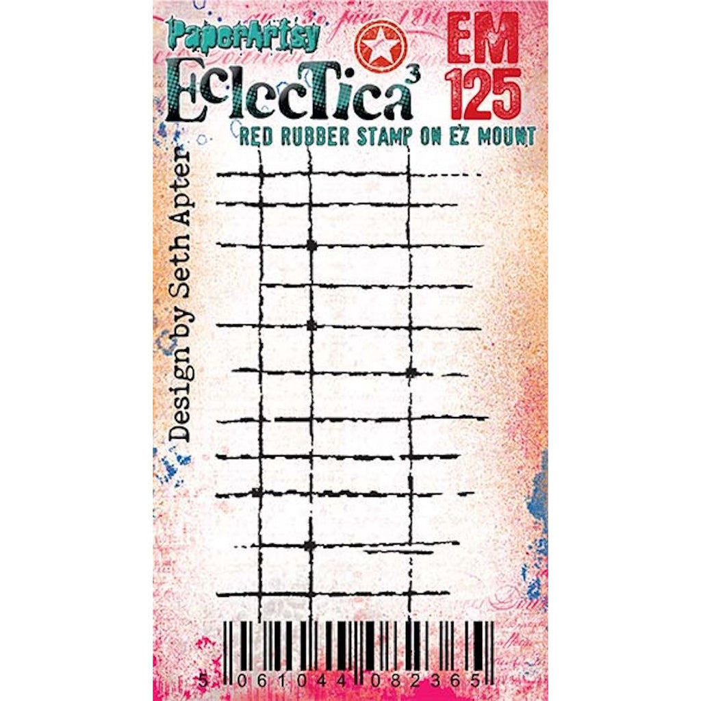 Paper Artsy Eclectica3 Seth Apter Mini 125 Cling Stamp em125