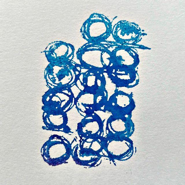 Paper Artsy Eclectica Mini 107 Seth Apter em107 blue