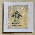 Paper Artsy Eclectica Mini Sara Naumann Cling Stamp em117 wander