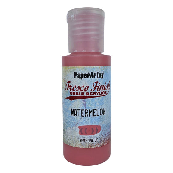 Paper Artsy Fresco Finish Watermelon Chalk Acrylic Paint ff236