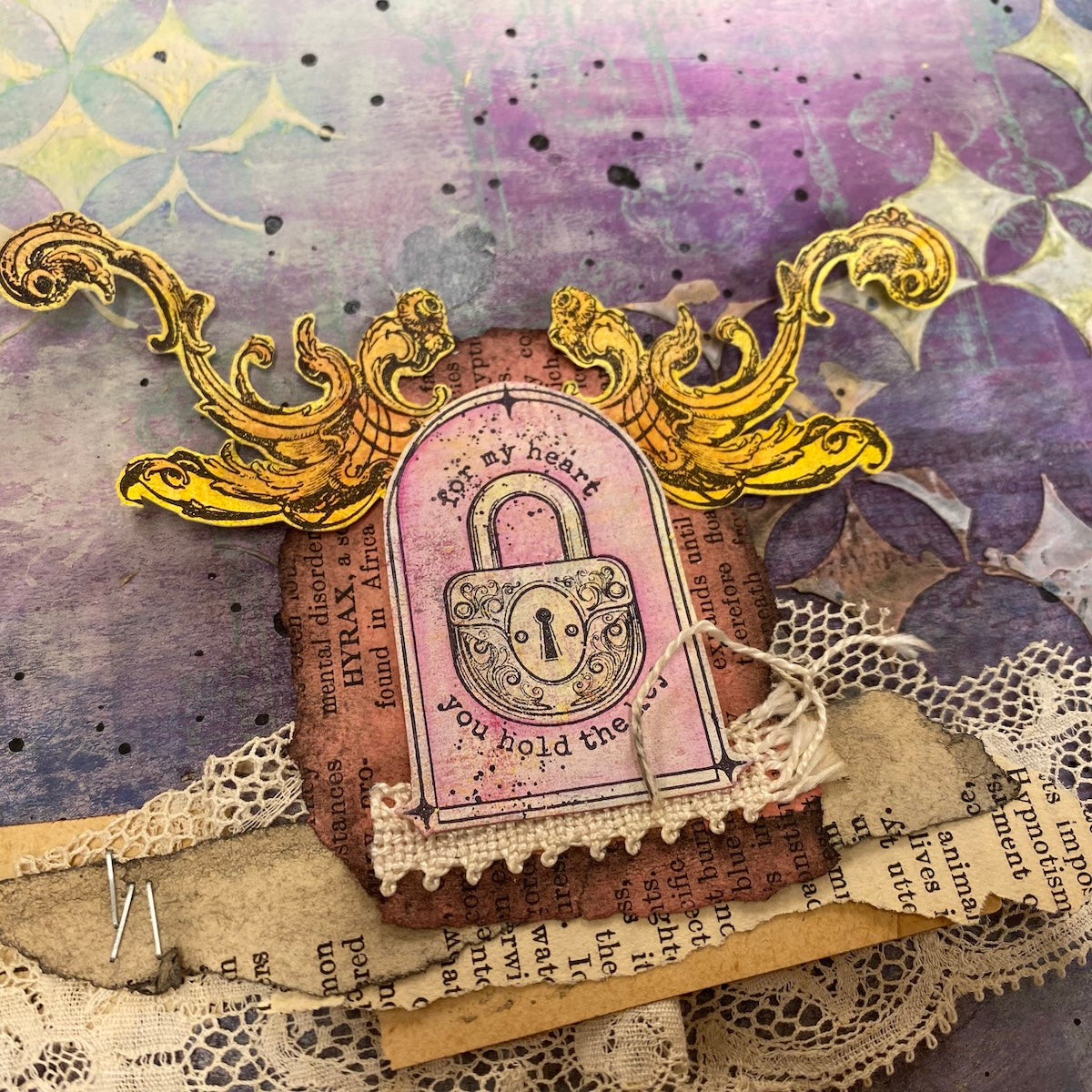 Paper Artsy Hot Pick 2501 Cling Stamps hp2501 lock