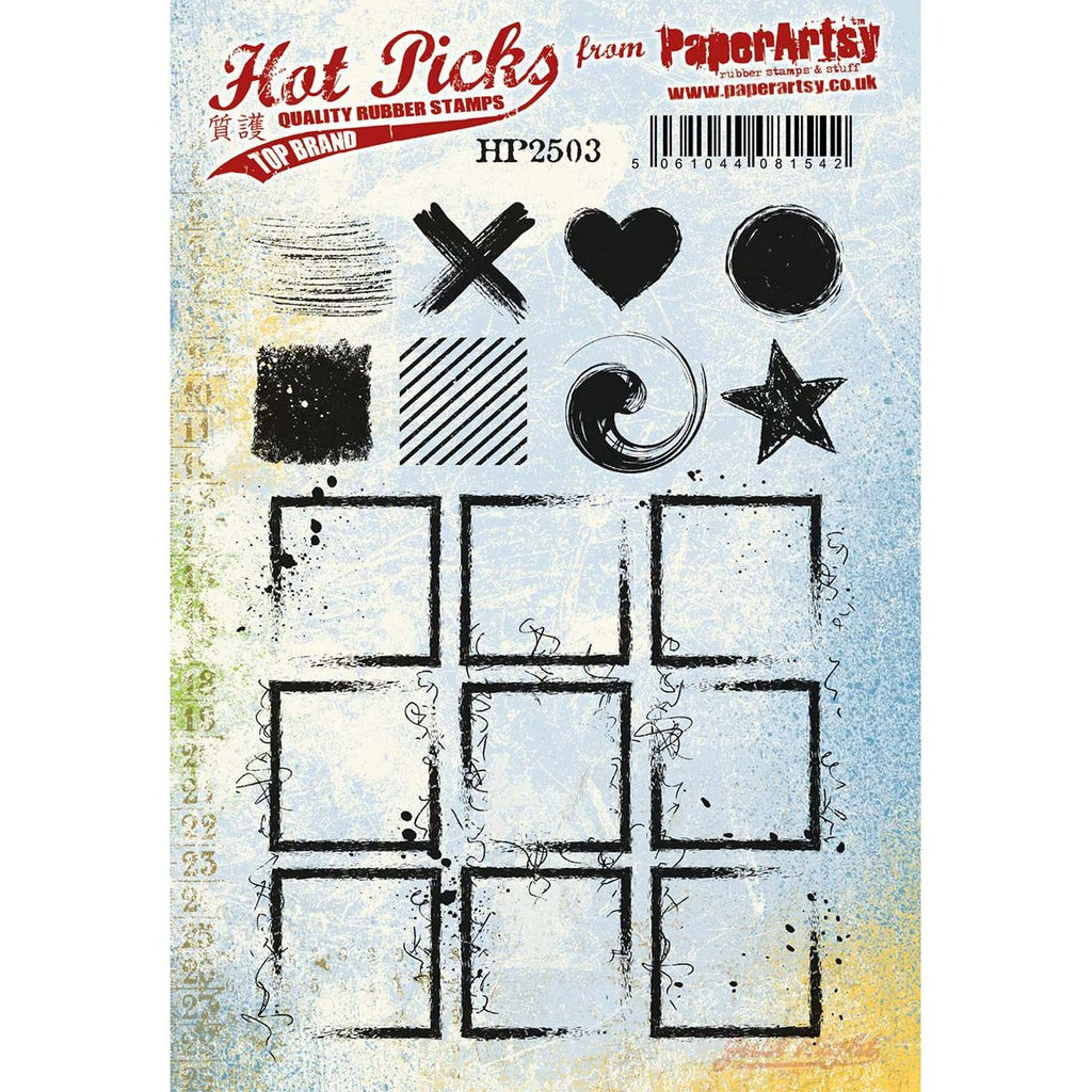 Paper Artsy Hot Pick 2503 Cling Stamps hp2503
