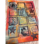 Paper Artsy Hot Pick 2503 Cling Stamps hp2503 stars