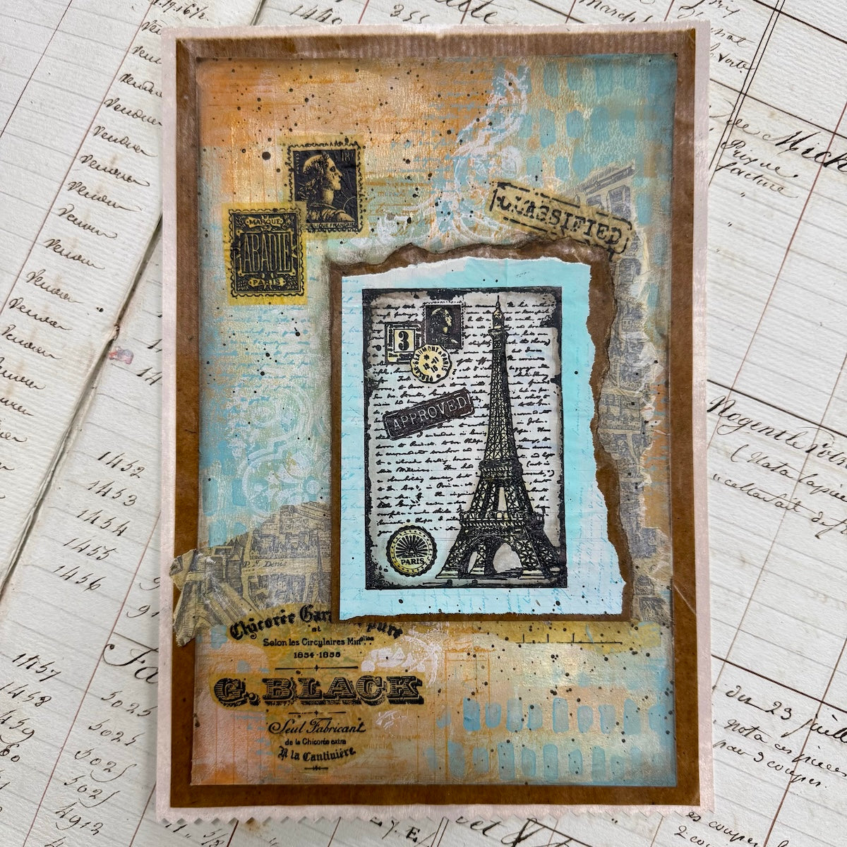 Paper Artsy Hot Pick 2601 Cling Stamps hp2601 classified