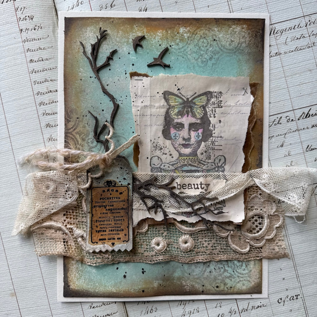 Paper Artsy Hot Pick 2602 Cling Stamps hp2602 beauty
