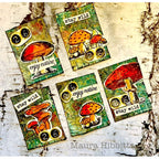 Paper Artsy Hot Picks Printed Tissue pt01 mushroom