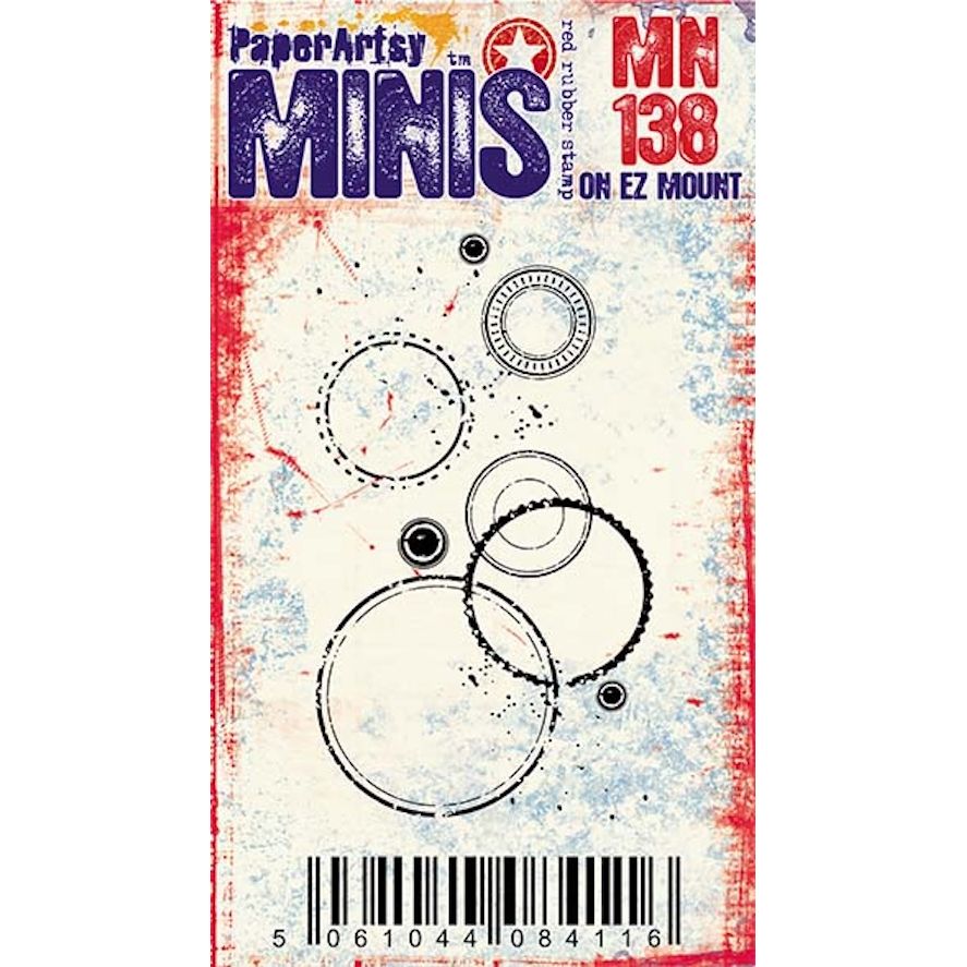 Paper Artsy Ink and the Dog Mini 138 Cling Stamp mn138