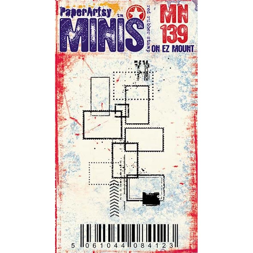 Paper Artsy Ink and the Dog Mini 139 Cling Stamp mn139