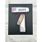 Paper Artsy JoFY 145 Cling Stamps jofy145 happy
