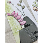 Paper Artsy JoFY 146 Cling Stamps jofy146 leaves