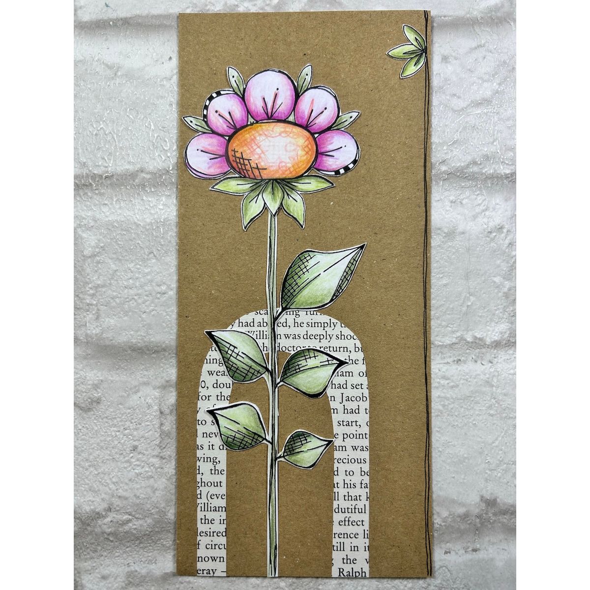 Paper Artsy JoFY 147 Cling Stamps jofy147 flower
