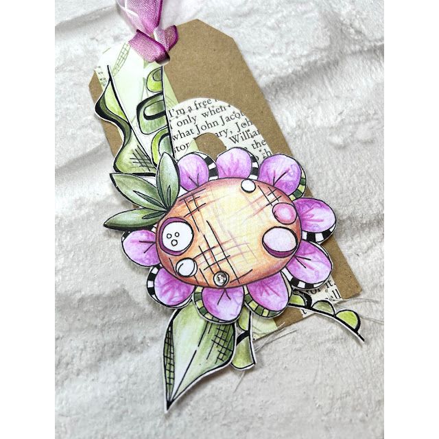 Paper Artsy JoFY 147 Cling Stamps jofy147 pink pedals