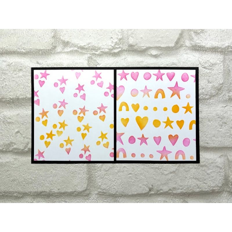 Paper Artsy JoFY Large Stencil ps459 stars