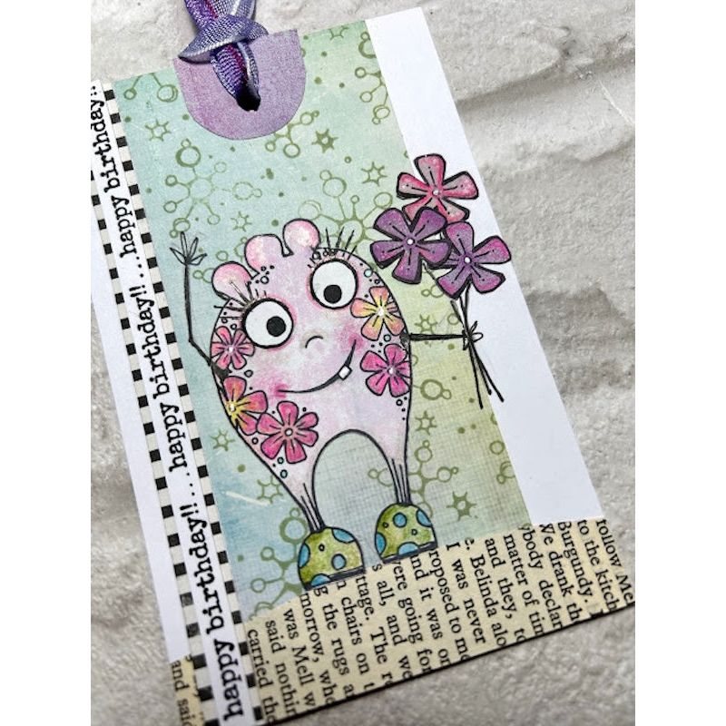 Paper Artsy JoFY Mini 82 Cling Stamp jm82 flowers