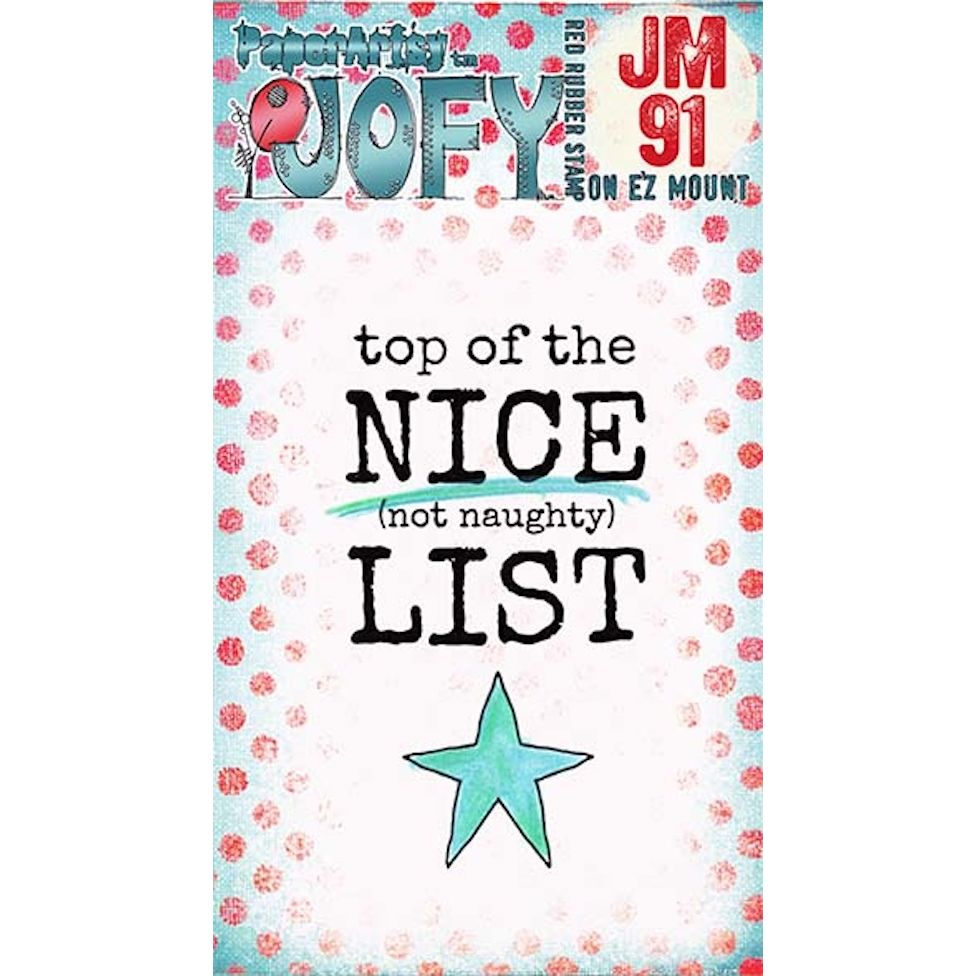 Paper Artsy JoFY Mini 91 Cling Stamp jm91