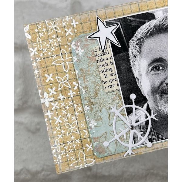 Paper Artsy JoFY Mini 92 Cling Stamp jm92 stars