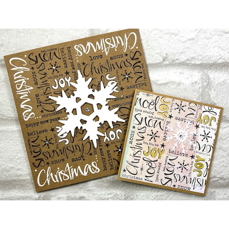 Paper Artsy JoFY Mini 95 Cling Stamp jm95 christmas