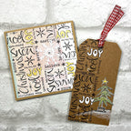 Paper Artsy JoFY Mini 95 Cling Stamp jm95 joy tag