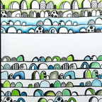 Paper Artsy JoFY Mini Cling Stamp jm101 stripes