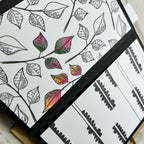 Paper Artsy JoFY Mini Cling Stamp jm103 leaves