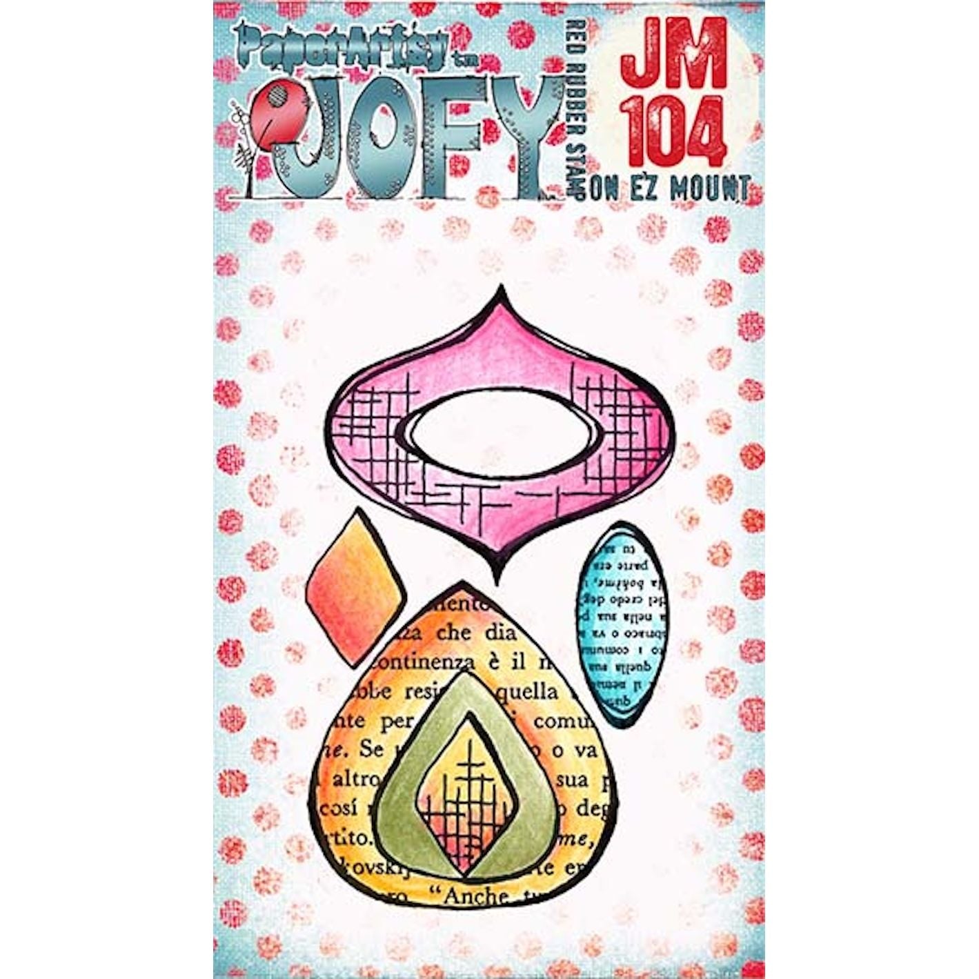 Paper Artsy JoFY Mini Cling Stamp jm104