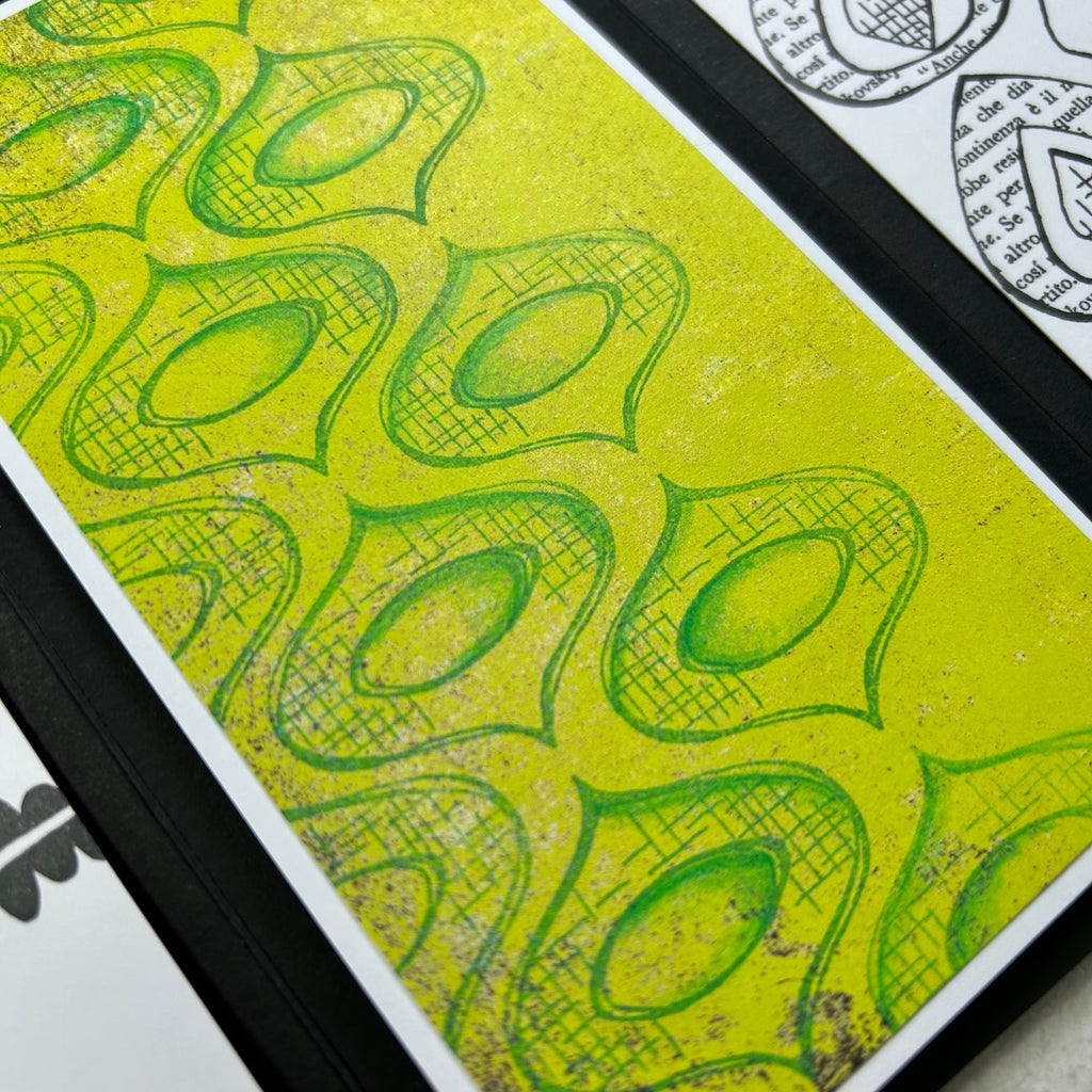Paper Artsy JoFY Mini Cling Stamp jm104 green