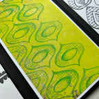 Paper Artsy JoFY Mini Cling Stamp jm104 green