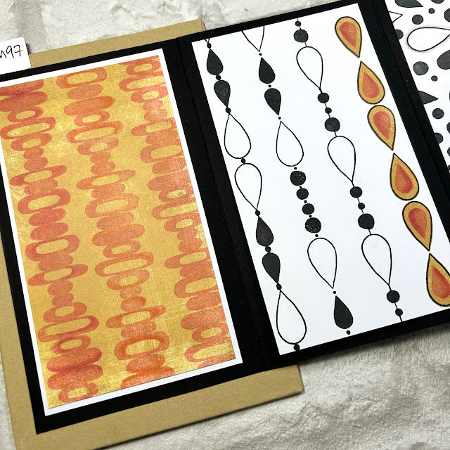 Paper Artsy JoFY Mini Cling Stamp jm97 patterns