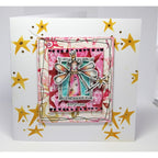 Paper Artsy Kate Crane Cling Stamps kc007 reindeer angel