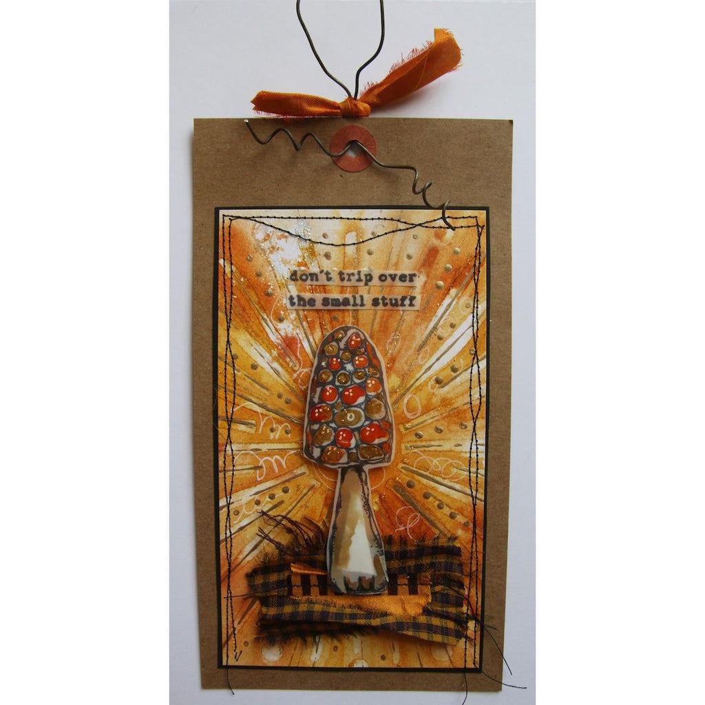 Paper Artsy Kate Crane Cling Stamps kc012 trip
