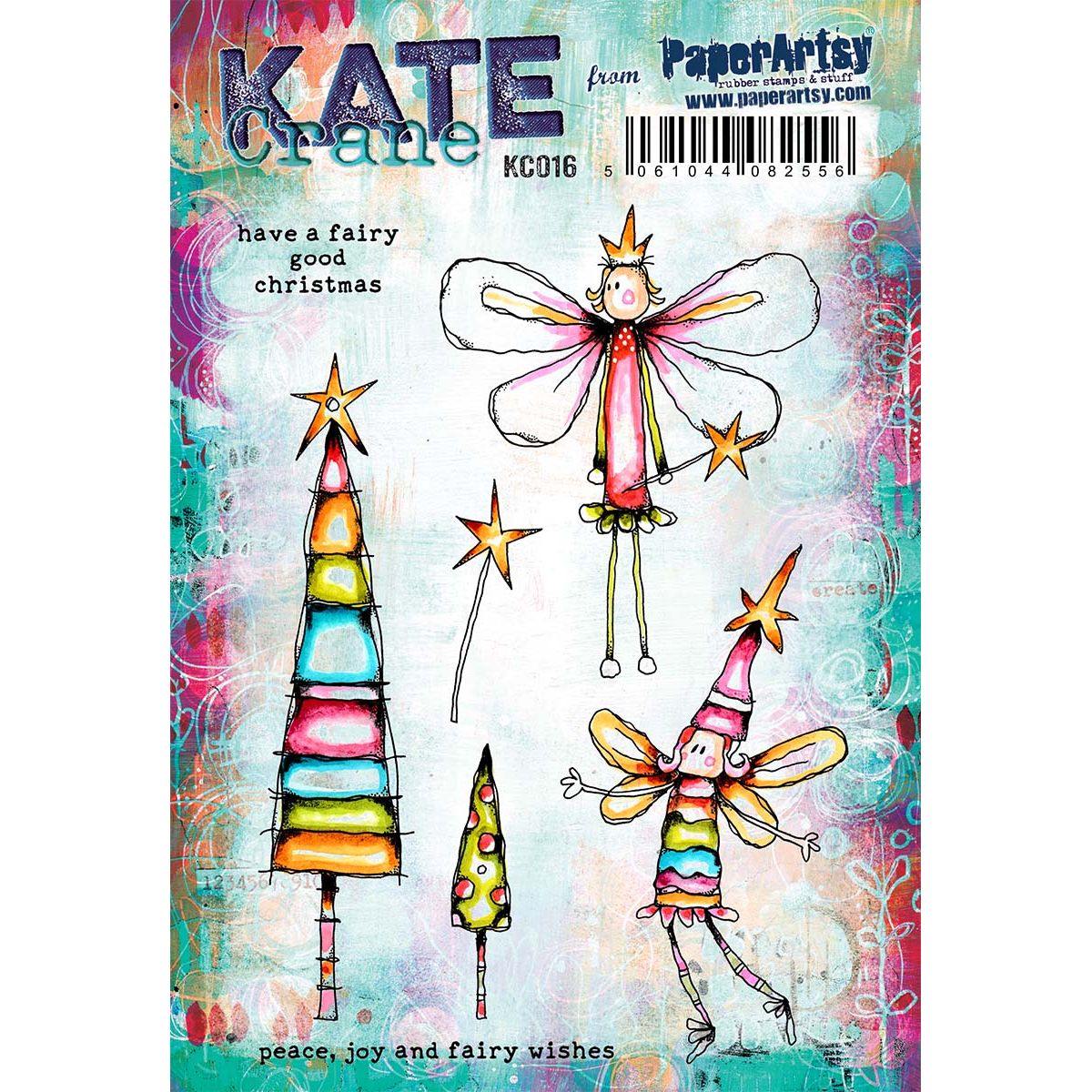 Paper Artsy Kate Crane Cling Stamps kc016