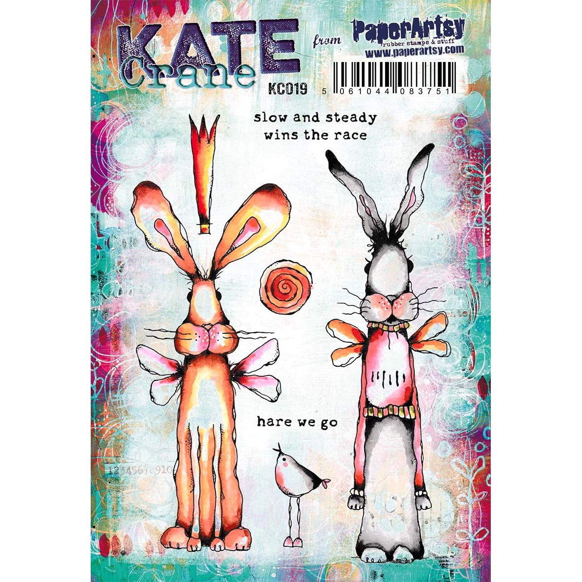 Paper Artsy Kate Crane Cling Stamps kc019