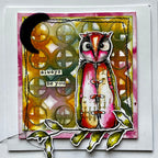 Paper Artsy Kate Crane Mini Cling Stamp kcm011 always be you