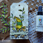 Paper Artsy Kate Crane Mini Cling Stamp kcm013 vines | color-code:ALT02