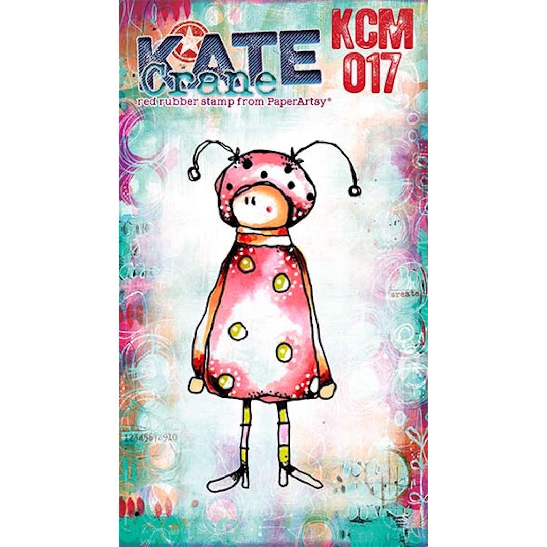 Paper Artsy Kate Crane Mini Cling Stamp kcm017