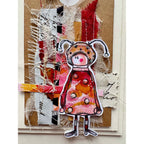 Paper Artsy Kate Crane Mini Cling Stamp kcm017 character
