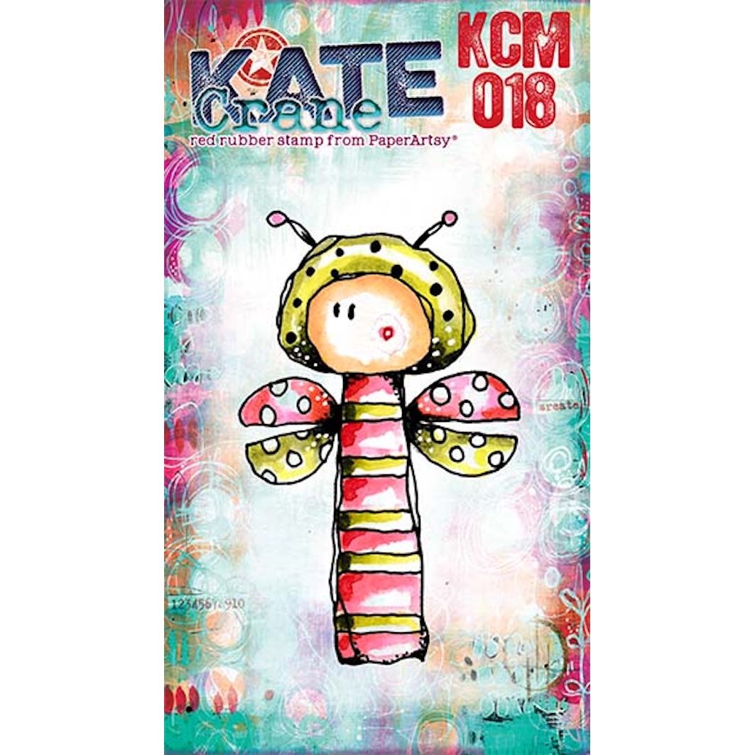 Paper Artsy Kate Crane Mini Cling Stamp kcm018
