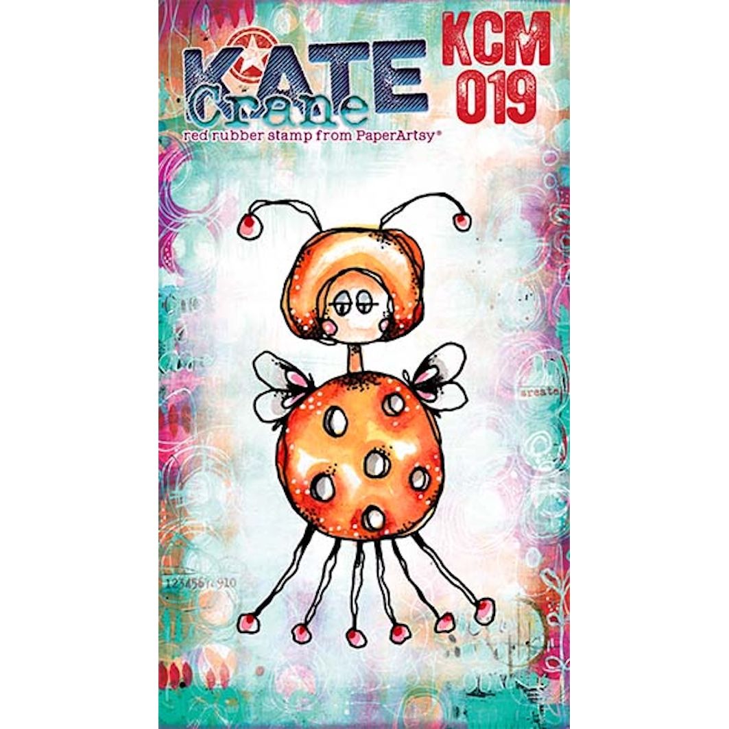 Paper Artsy Kate Crane Mini Cling Stamp kcm019