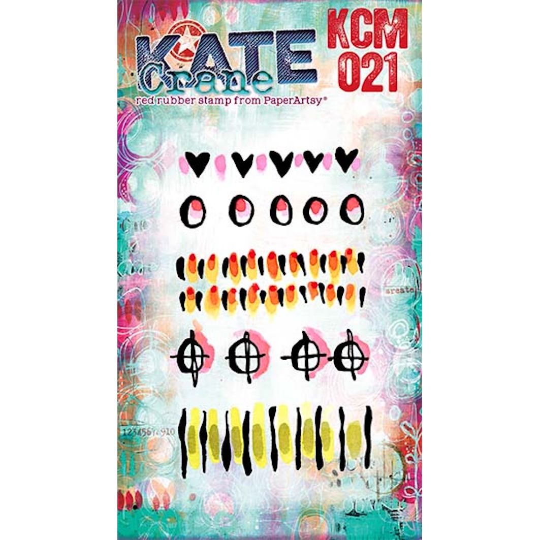 Paper Artsy Kate Crane Mini Cling Stamp kcm021