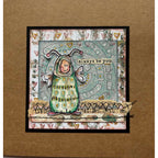 Paper Artsy Kate Crane Mini Cling Stamp kcm024 always be you