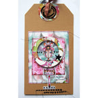Paper Artsy Kate Crane Stencil ps442 smell the flowers