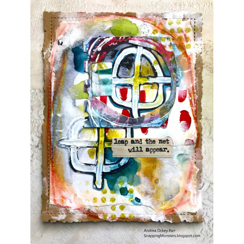 Paper Artsy Kate Crane Stencil ps455 lots of layers | color-code:ALT01