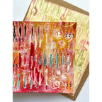 Paper Artsy Kate Crane Stencil ps485 rust