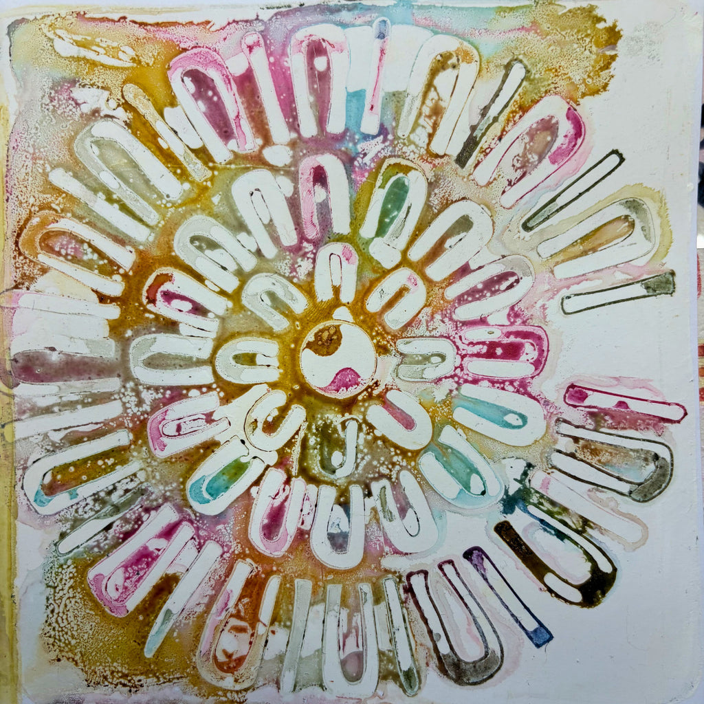 Paper Artsy Kate Crane Stencil ps503 multicolor