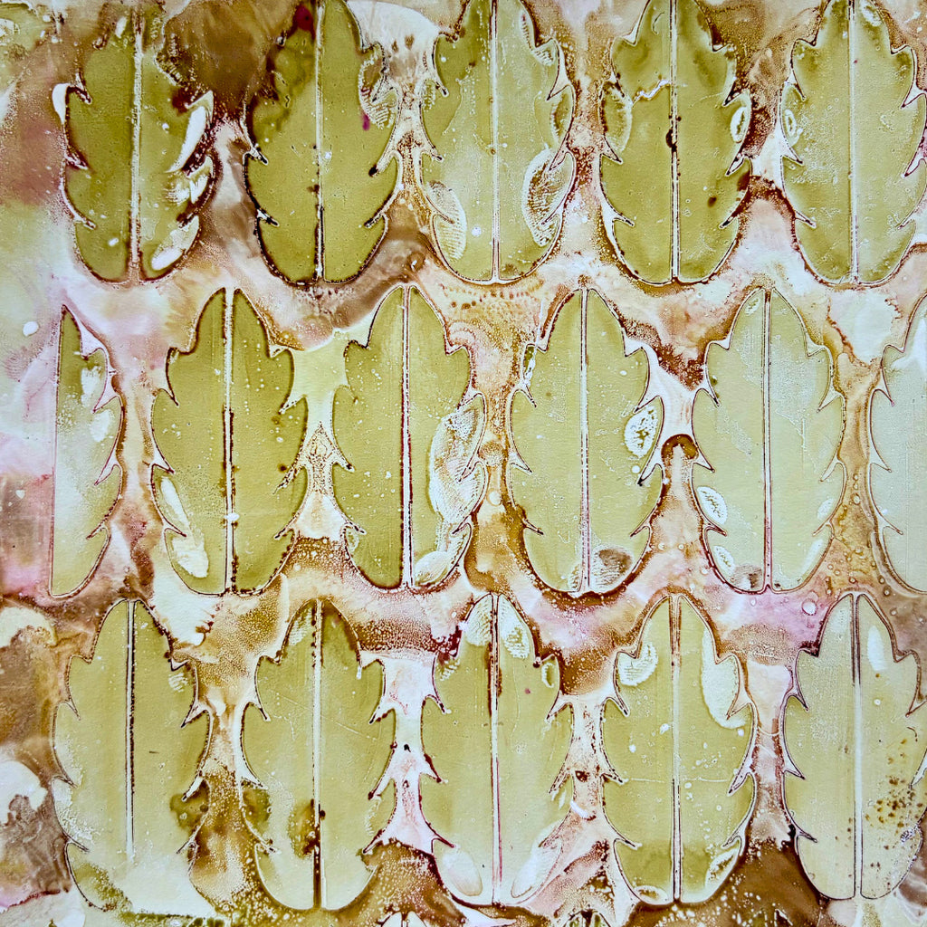 Paper Artsy Kate Crane Stencil ps504 gold