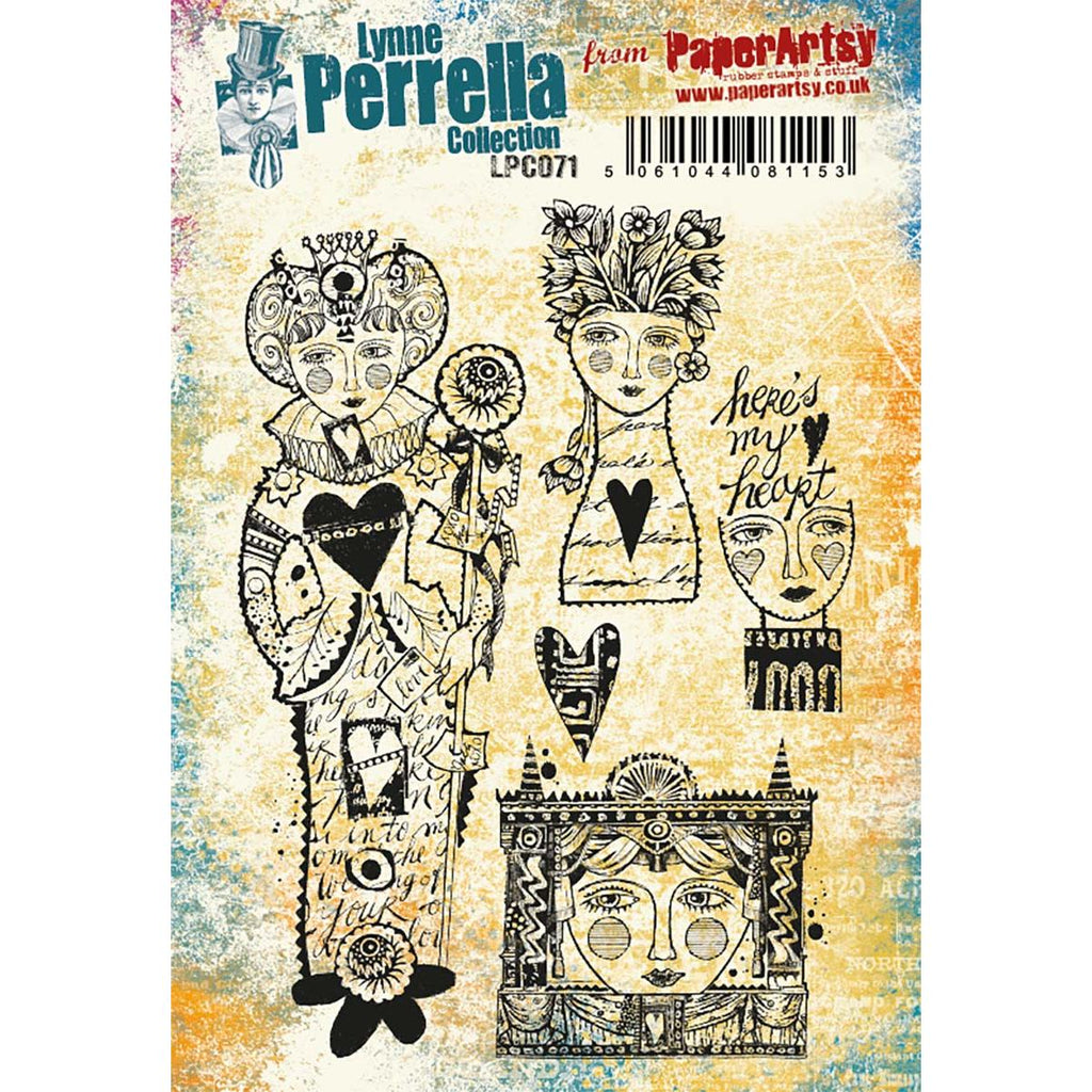 Paper Artsy Lynne Perrella Cling Stamps lpc071