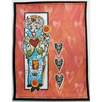 Paper Artsy Lynne Perrella Cling Stamps lpc071 queen
