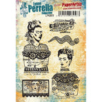 Paper Artsy Lynne Perrella Cling Stamps lpc077