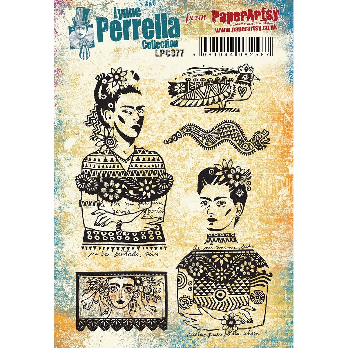 Paper Artsy Lynne Perrella Cling Stamps lpc077