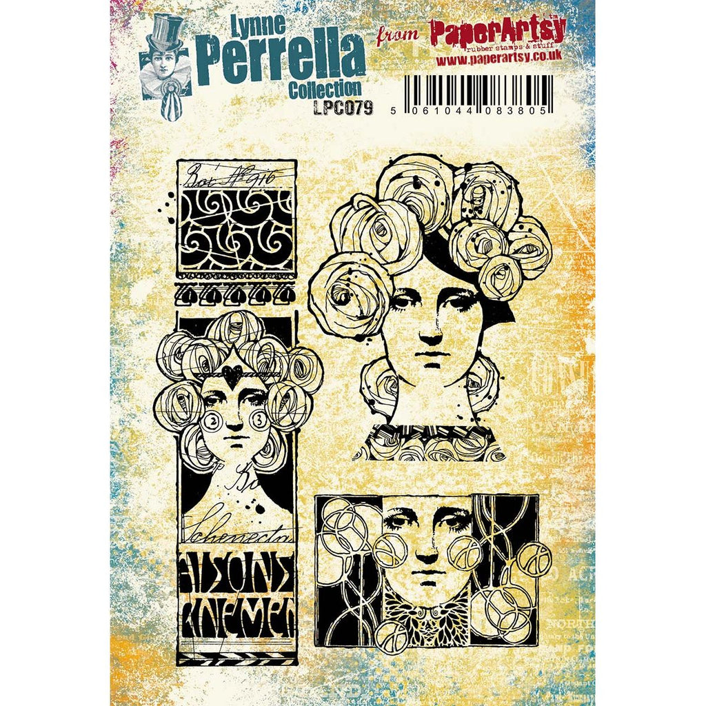 Paper Artsy Lynne Perrella Cling Stamps lpc079